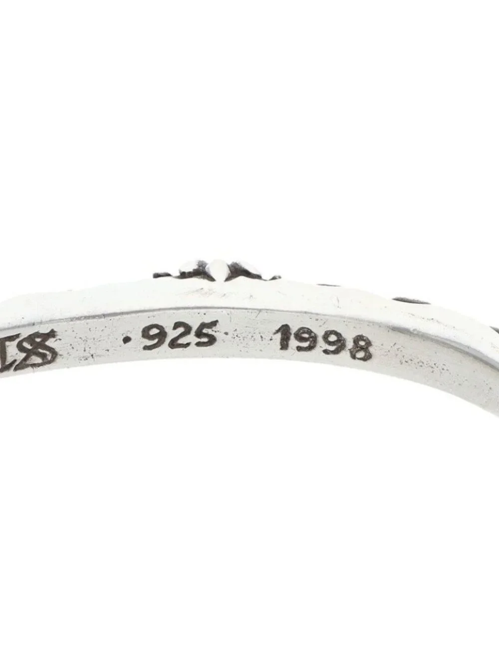 Chrome Hearts Bangle Sbt Band Silver Bracelet